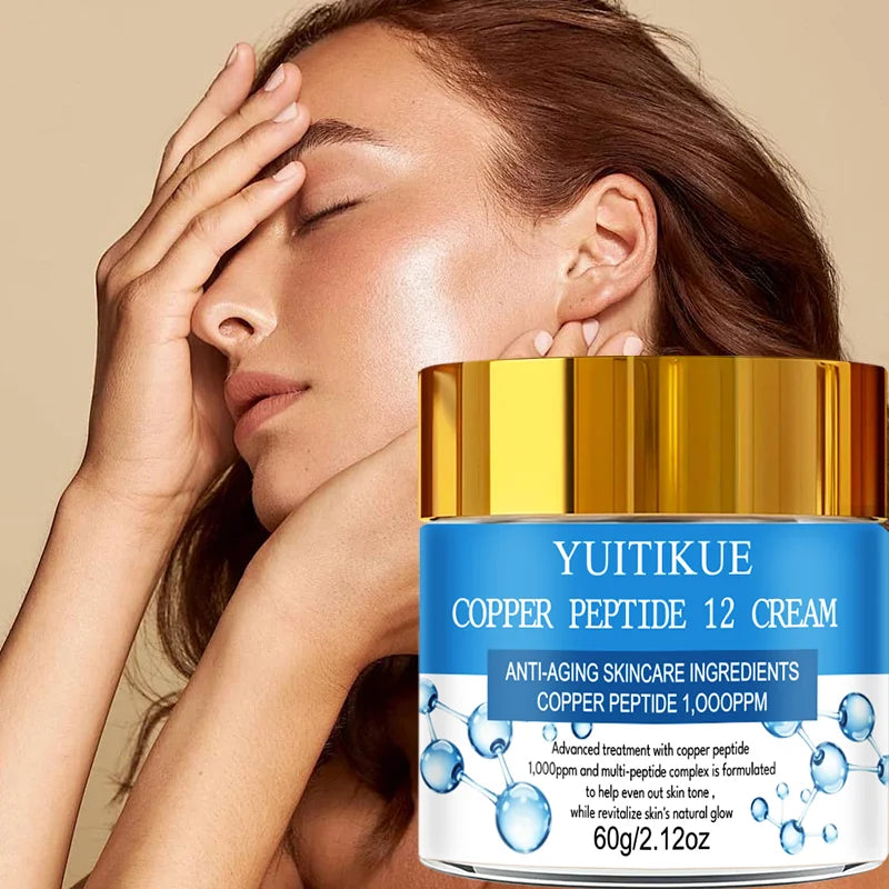 YUITIKUE Copper Peptide Anti-Aging Cream | 60g Face Moisturizer Anti-Aging Face Cream Zpaxo