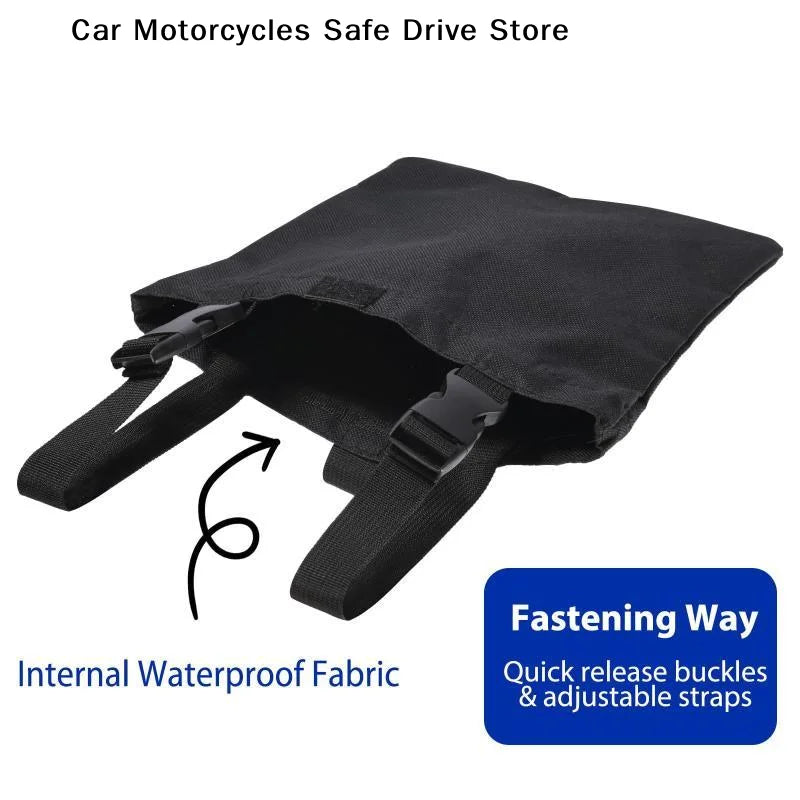 M1Pcs Waterproof Oxford Wheelchair Hanging Storage Bag Adjustable