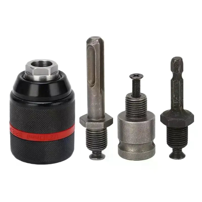 Keyless Metal Drill Chuck Lock Ratchet Self-locking 1 2-20UNF Thread Zpaxo