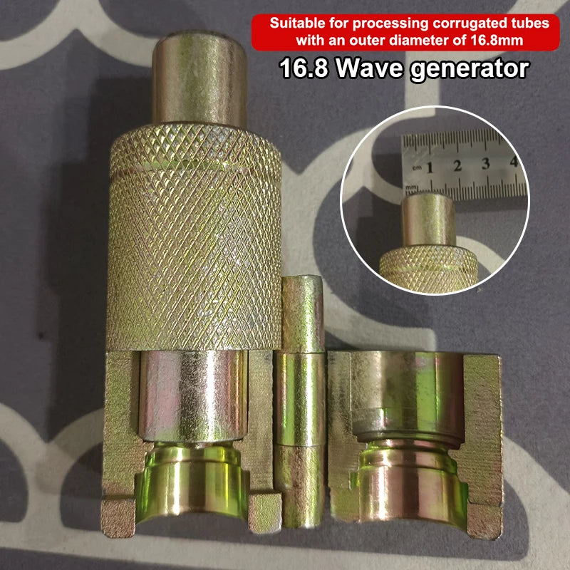 Corrugated Pipe Interface Maker 304 Stainless Steel Processing Flat Zpaxo 16.8mm