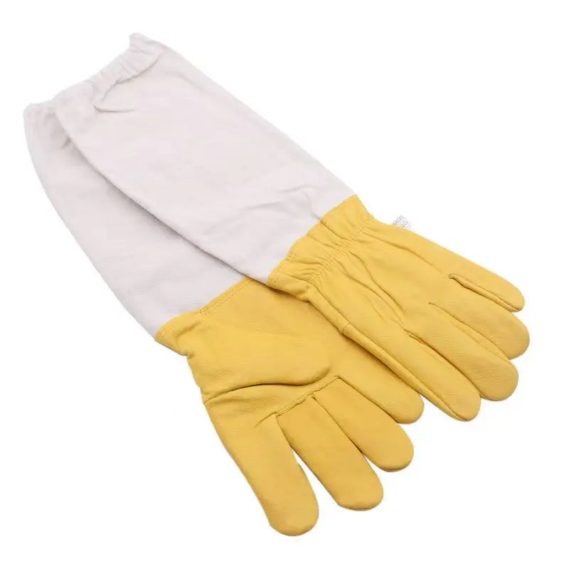1Pair Soft Hand Straight Thumb Beekeeper Beekeeping Bee Keeping Zpaxo YELLOW S