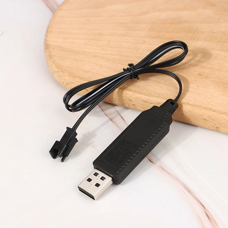 Usb Charger Cable 3 7V Lithium Battery SM-2P Forward RC Car Aircraft