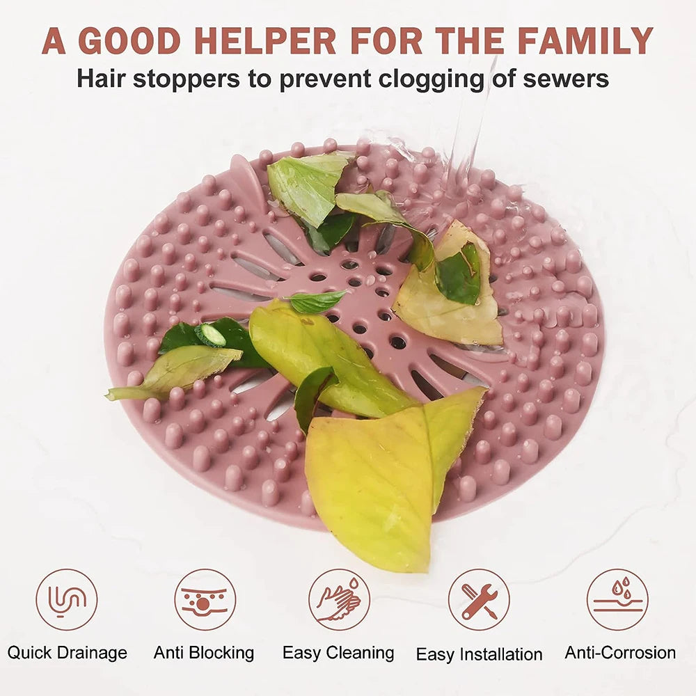 1PC Bathroom Hair Sink Sewer Filter Floor Drain Strainer Hair Stopper Shower Drain Cover Kitchen Sink Anti-blocking Zpaxo