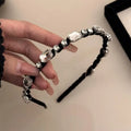 Velvet Rhinestone Headband for Women – Luxury Hair Hoop