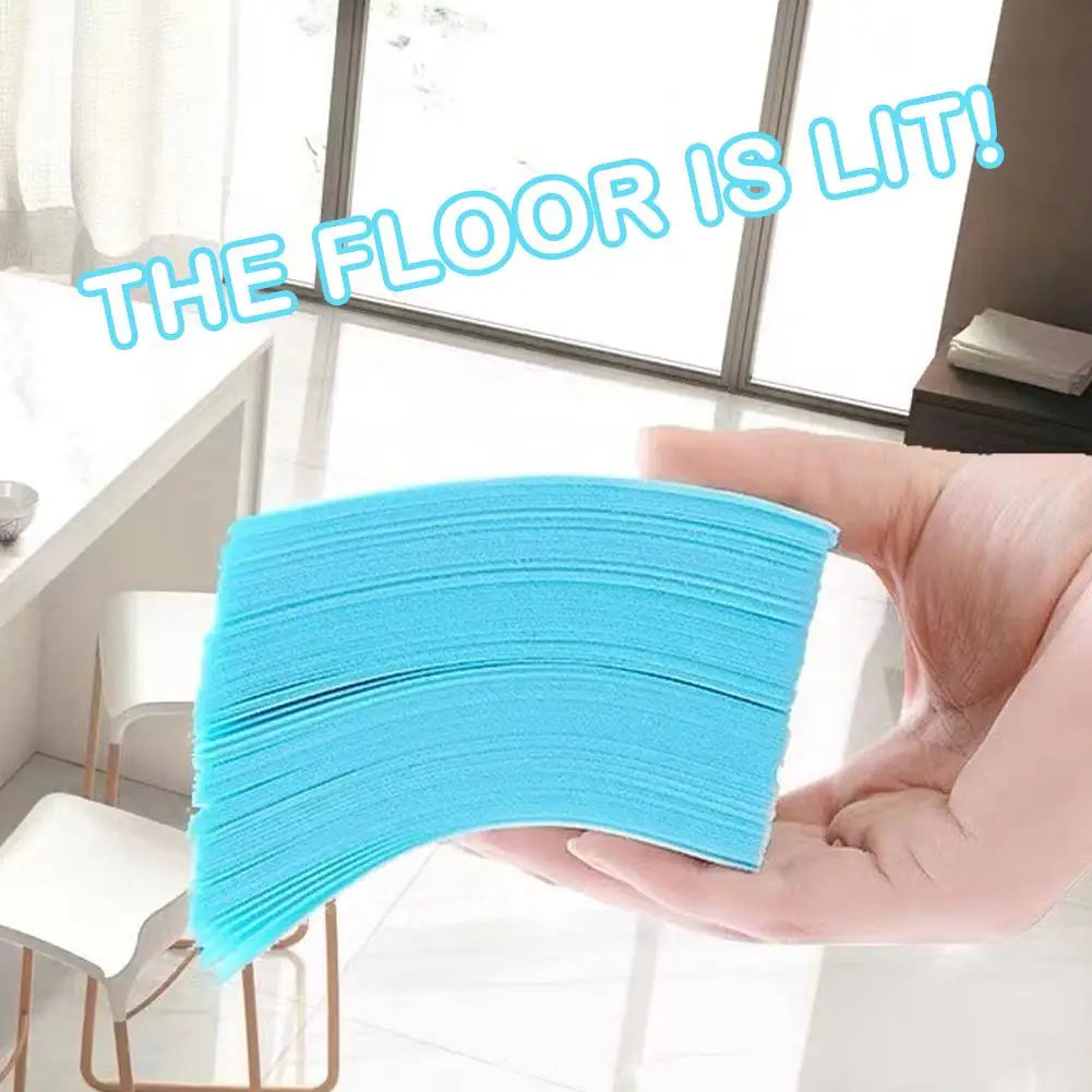 Floor Cleaner Tablets 30-Pack – Water-Soluble Deodorizing Sheets Floor Cleaning Tablets Zpaxo