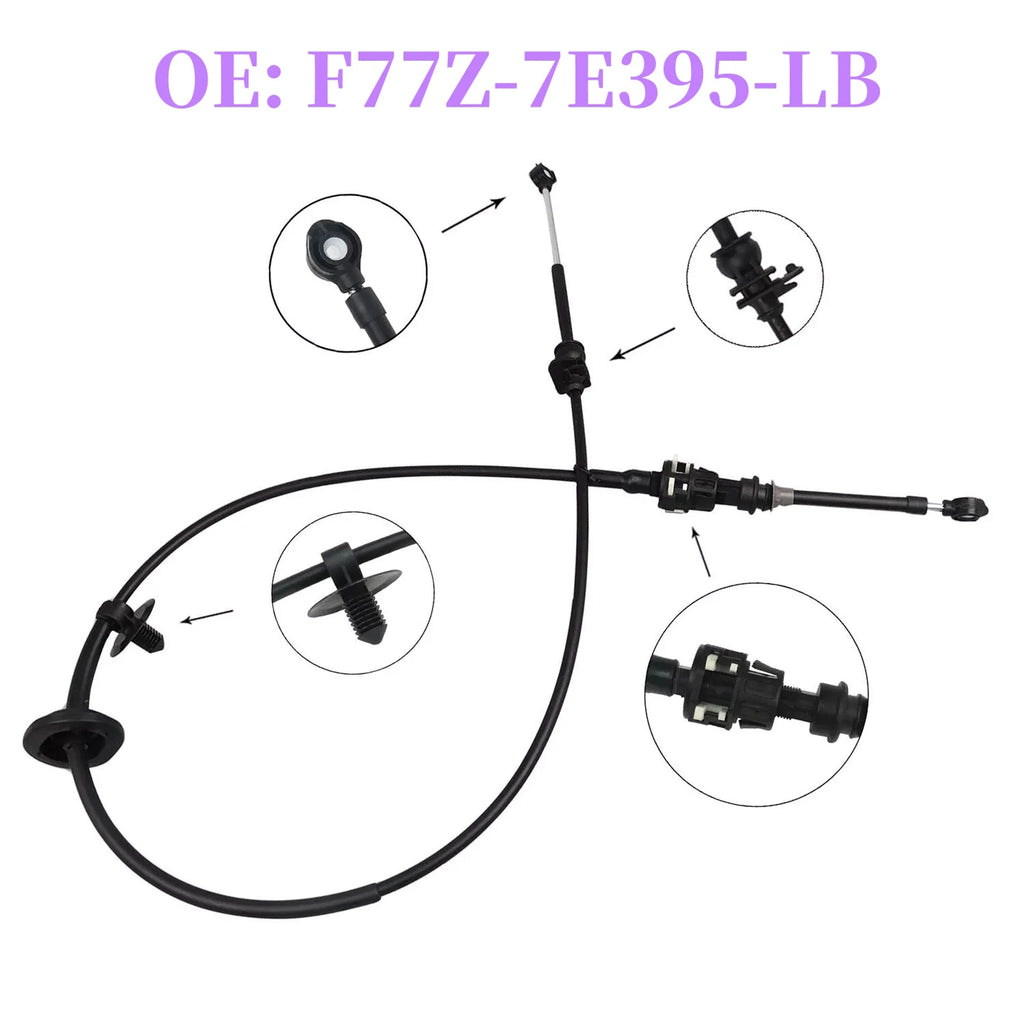 Automatic Transmission Shift Selector Cable F77Z-7E395-LB Ford
