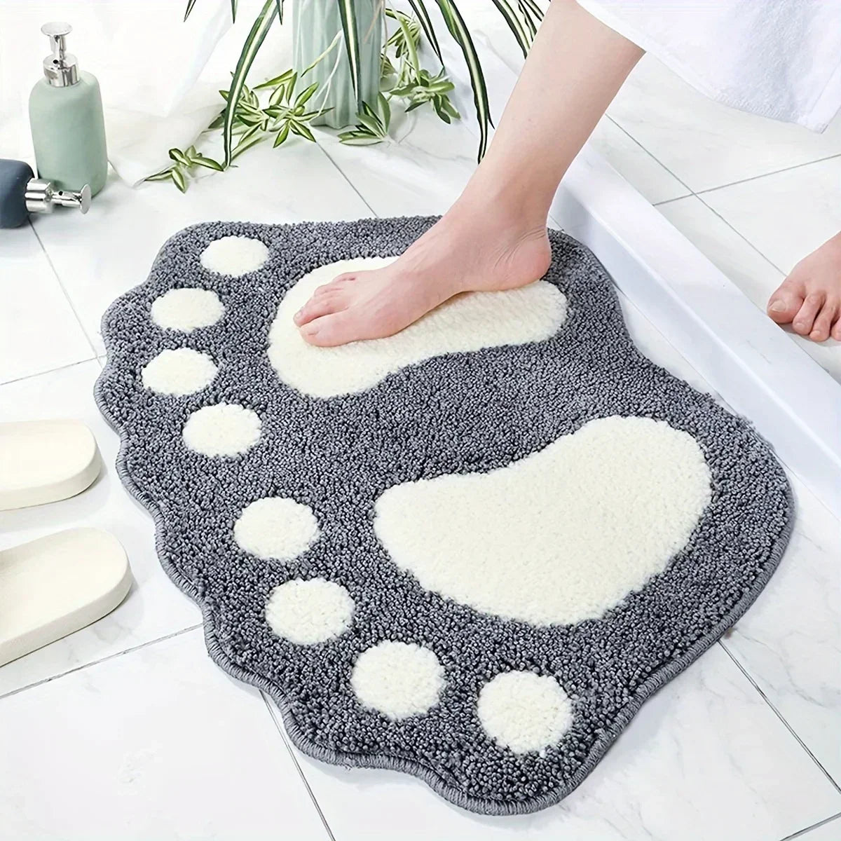 1 Bath Mat Anti Slip Absorbent Ultra-fine Fiber Soft Comfortable