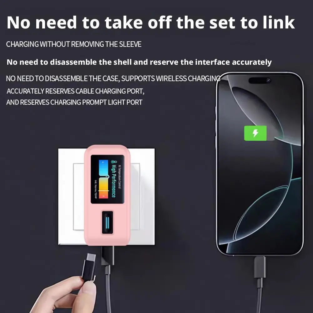 CUKTECH 10 GaN Charger Silicone Case – Dustproof & Shockproof Charger Protective Case Zpaxo