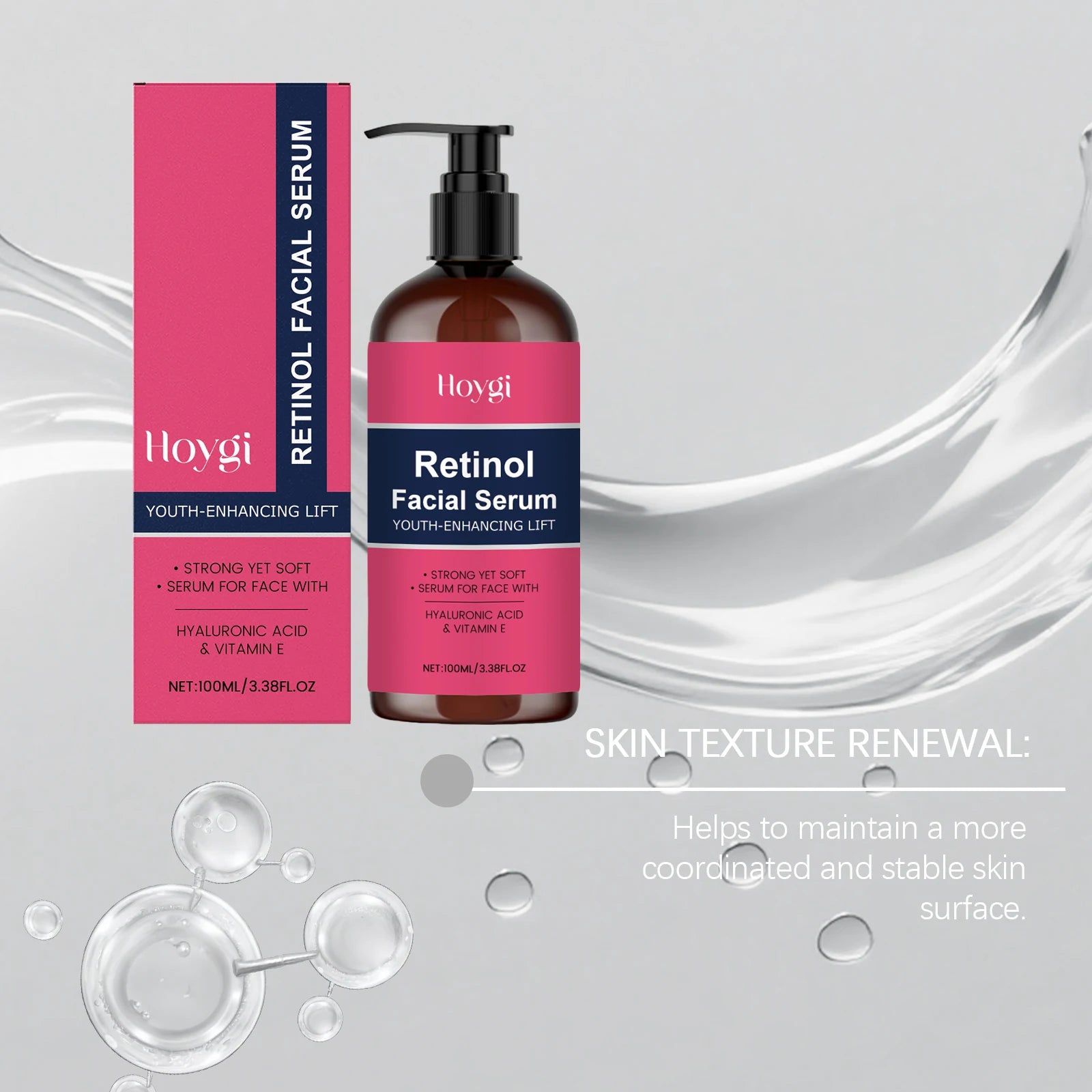 Retinol Serum For Face Mild Formula Sensitive Skin Deeply Hydrates Without Sticky Long Lasting Hydration Smooth Complexion Zpaxo