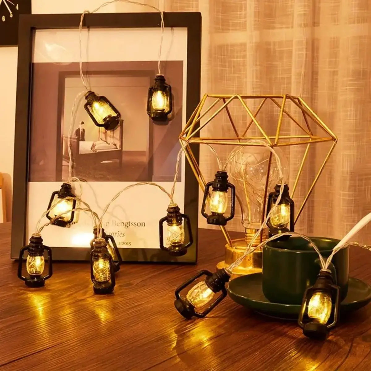1 5m 3m Camping Ambiance LED Outdoor Decorative Retro Kerosene Bottle Zpaxo