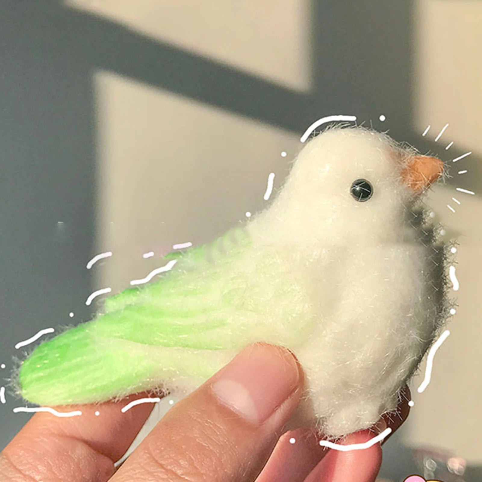 Squeeze Toys for Kids Simulated Bird Shape Pinch Fidget Toy Slow Rebound Pinch Toys Desktop Ornament Pinching Toys for Girls Zpaxo