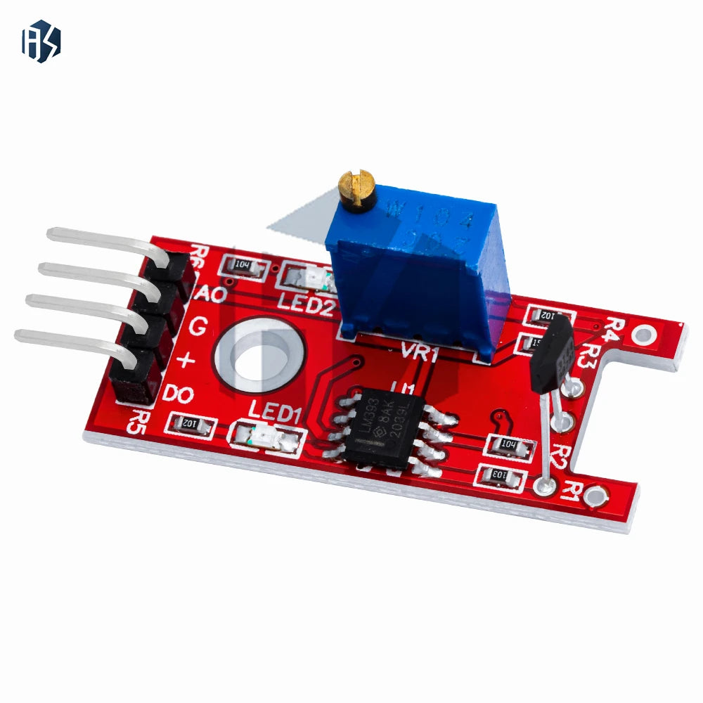 Smart Electronics 4pin KY-024 Linear Magnetic Hall Switches Speed Counting Sensor Module diy Starter Kit KY024 for arduino Zpaxo