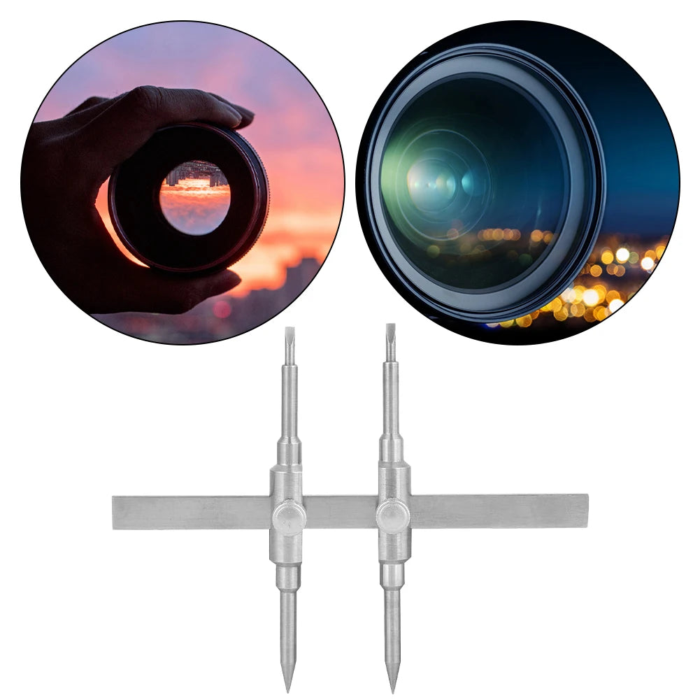 Camera Lens Repair Spanner Dual Tip Wrench Microscope Surveying Prism