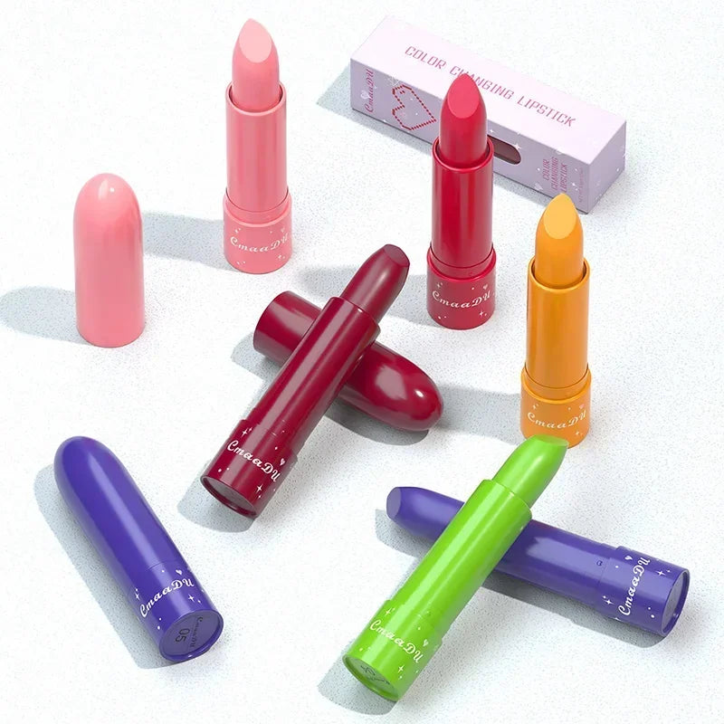 6Color Waterproof Fruit Tinted Shine Changing Moisturizing Nourishing