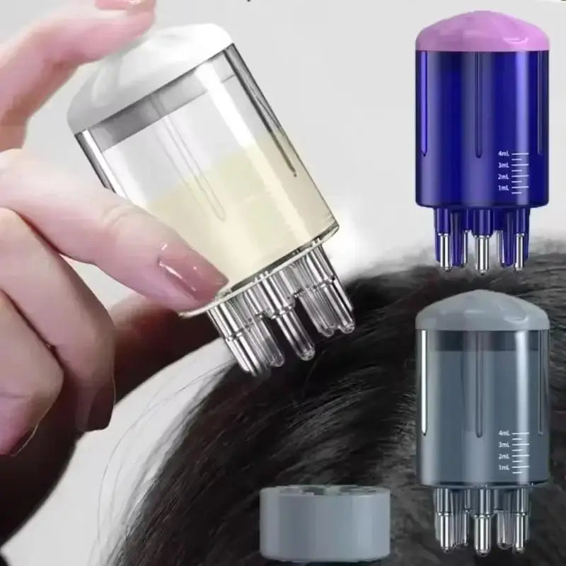 6-Needle Scalp Applicator Comb for Hair Serum & Oil