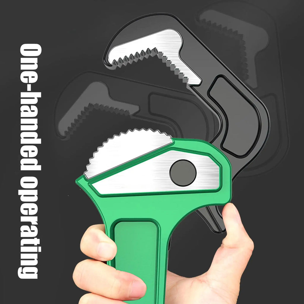 Plumbing Pliers Industrial Tube Clamping Tool Polygonal Construction Pipe Pliers for Household Gardening Electrical Kitchen Pool Zpaxo