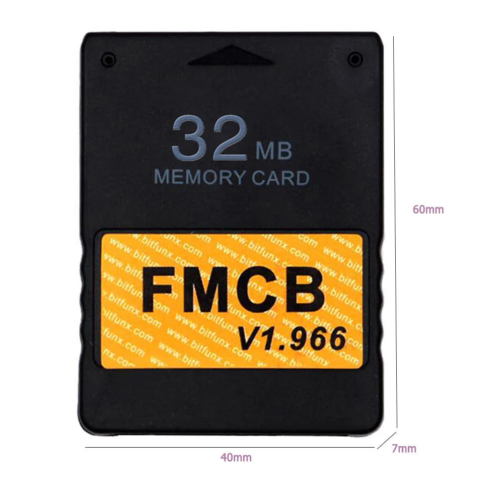 Free McBoot v1.966 Memory Card for Sony PS2 FMCB Game Saver 8MB/16MB/32MB/64MB Zpaxo