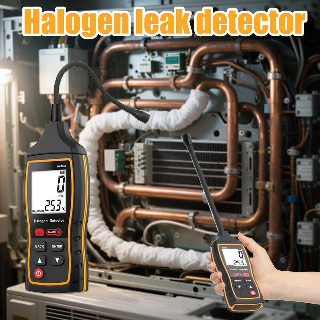 Halogen Leak Detector Refrigerant Gas Car Air Conditioner