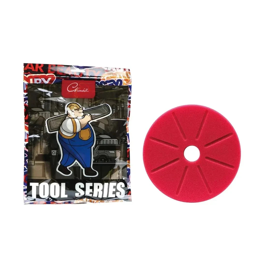 Buffing Polishing Pads Flat Foam Sponge Waxing Pad Tool Car Polisher Zpaxo Red