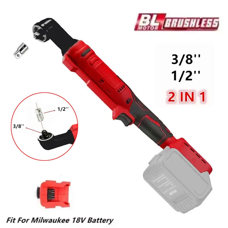 Fit Milwaukee 18V Battery 1200NM Brushless Electric Ratchet Wrench 3