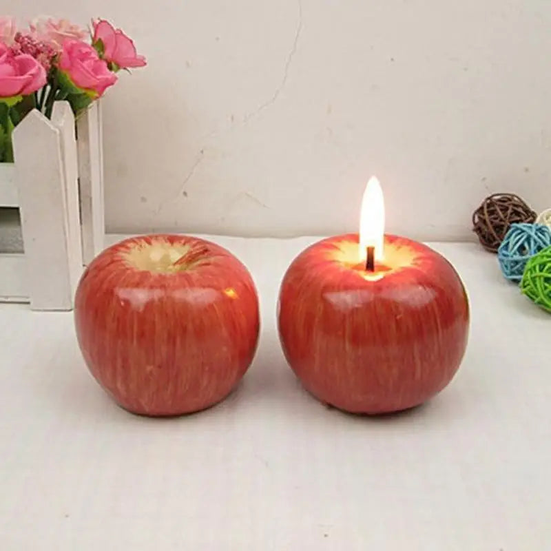 3D Apple Scented Candle – Fruit Aromatherapy Holiday Gift
