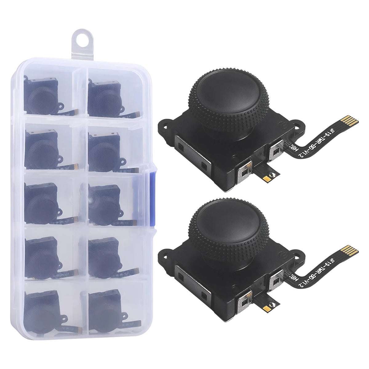 1 2 Hall Effect Joystick Switch Lite OLED Joycon Replacement Analog Zpaxo TypeB-TMR-10Pcs