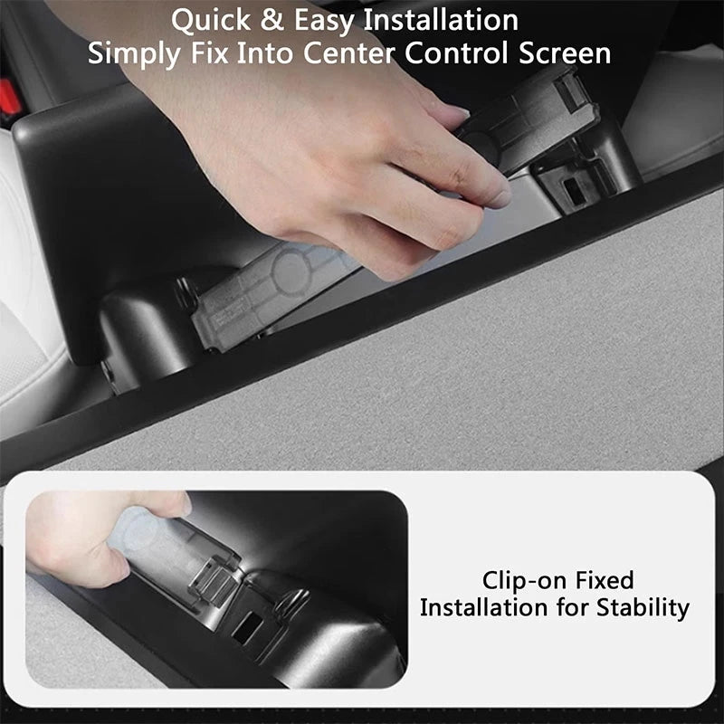 Center Console Screen Under Storage Box Tesla Model 3 Y Juniper