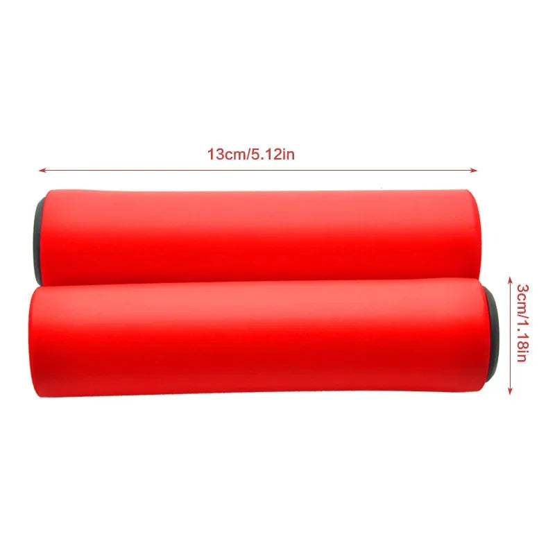 Silicone Bike Handlebar Grips – Non-Slip MTB, BMX & Road