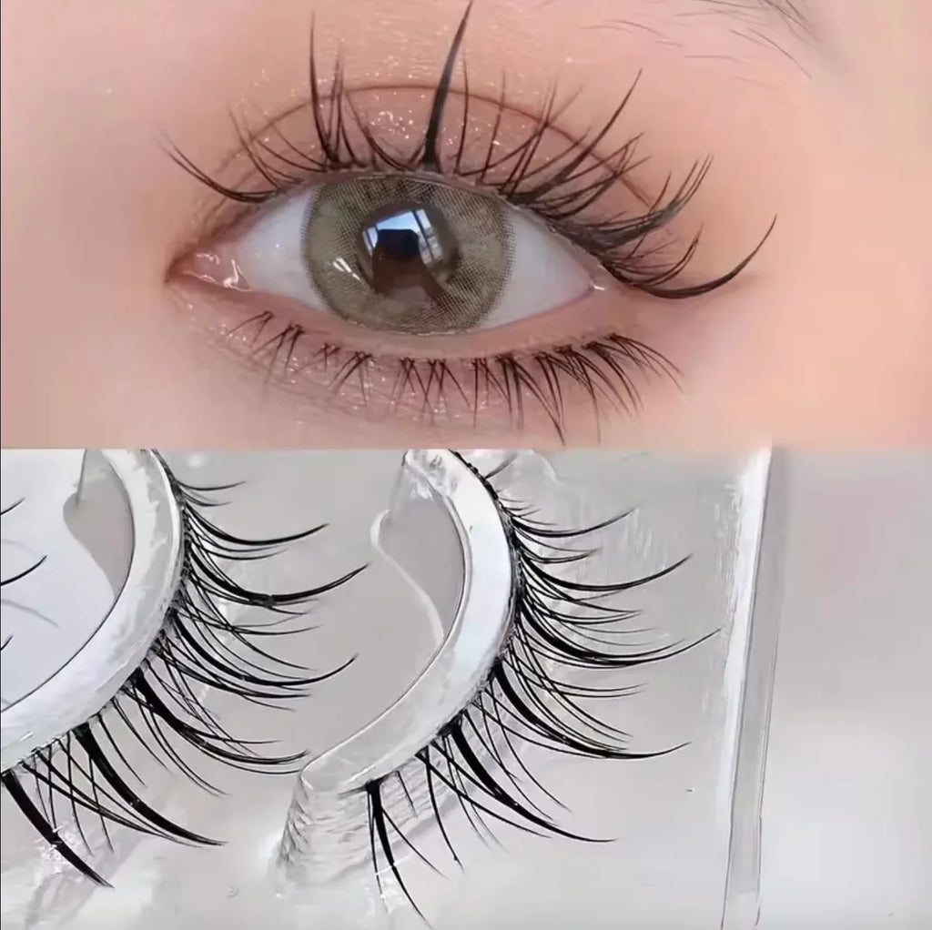 5 Pairs Natural False Eyelashes - Soft Comfortable Wispy Lashes, Daily/Party Lightweight Fake Eyelashes Zpaxo