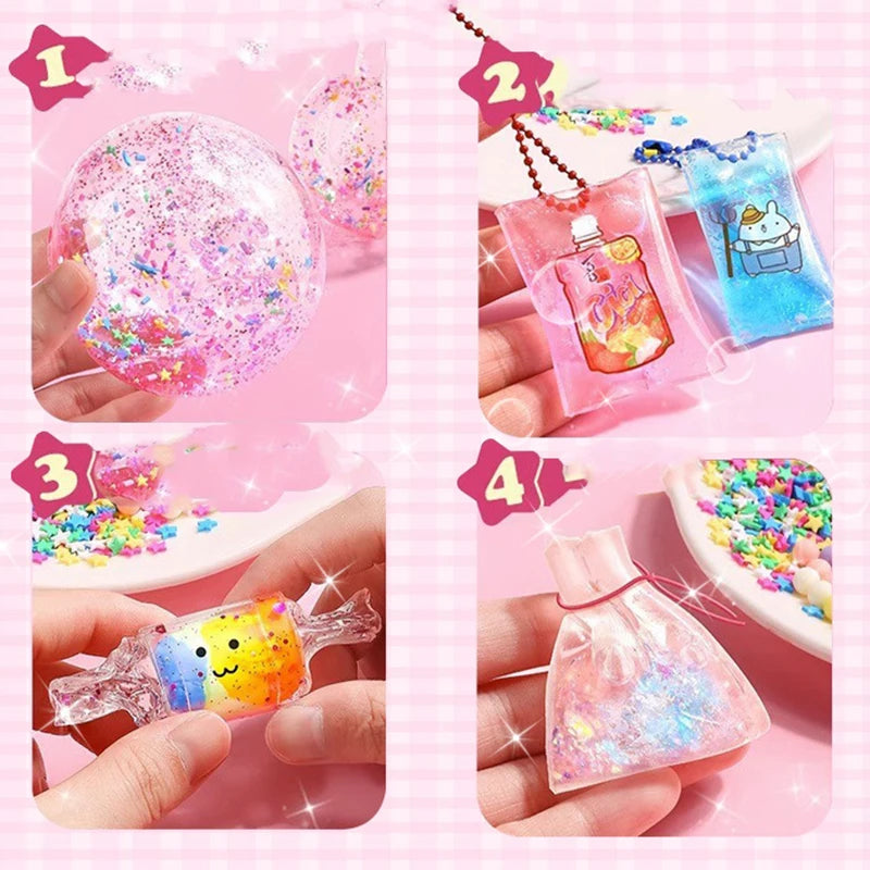 PET Nano Tape Putty Music Bubble Blowing Double Sided Adhesive Stress