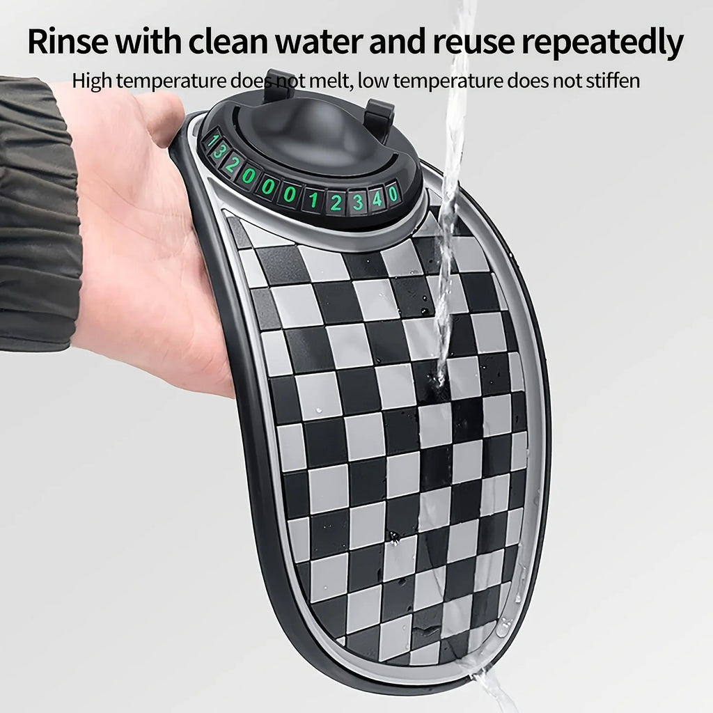 Car Dashboard Anti-Slip Mat, 360° Phone Holder & Parking Pad Dashboard Phone Organizer Zpaxo