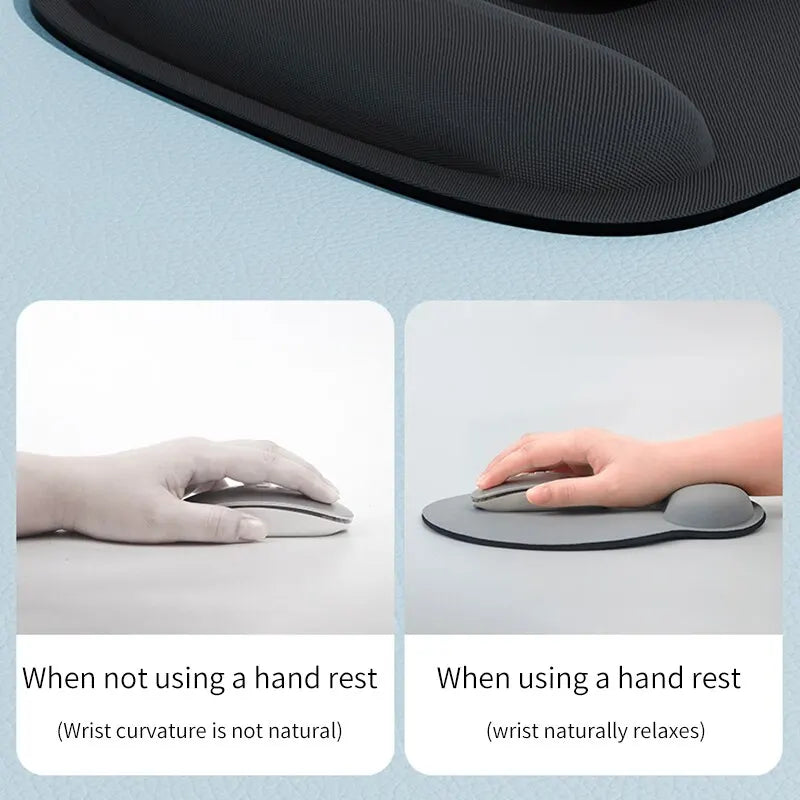 Wrist Rest Mouse Pad Memory Foam Superfine Fibre EVA Ergonomic Zpaxo
