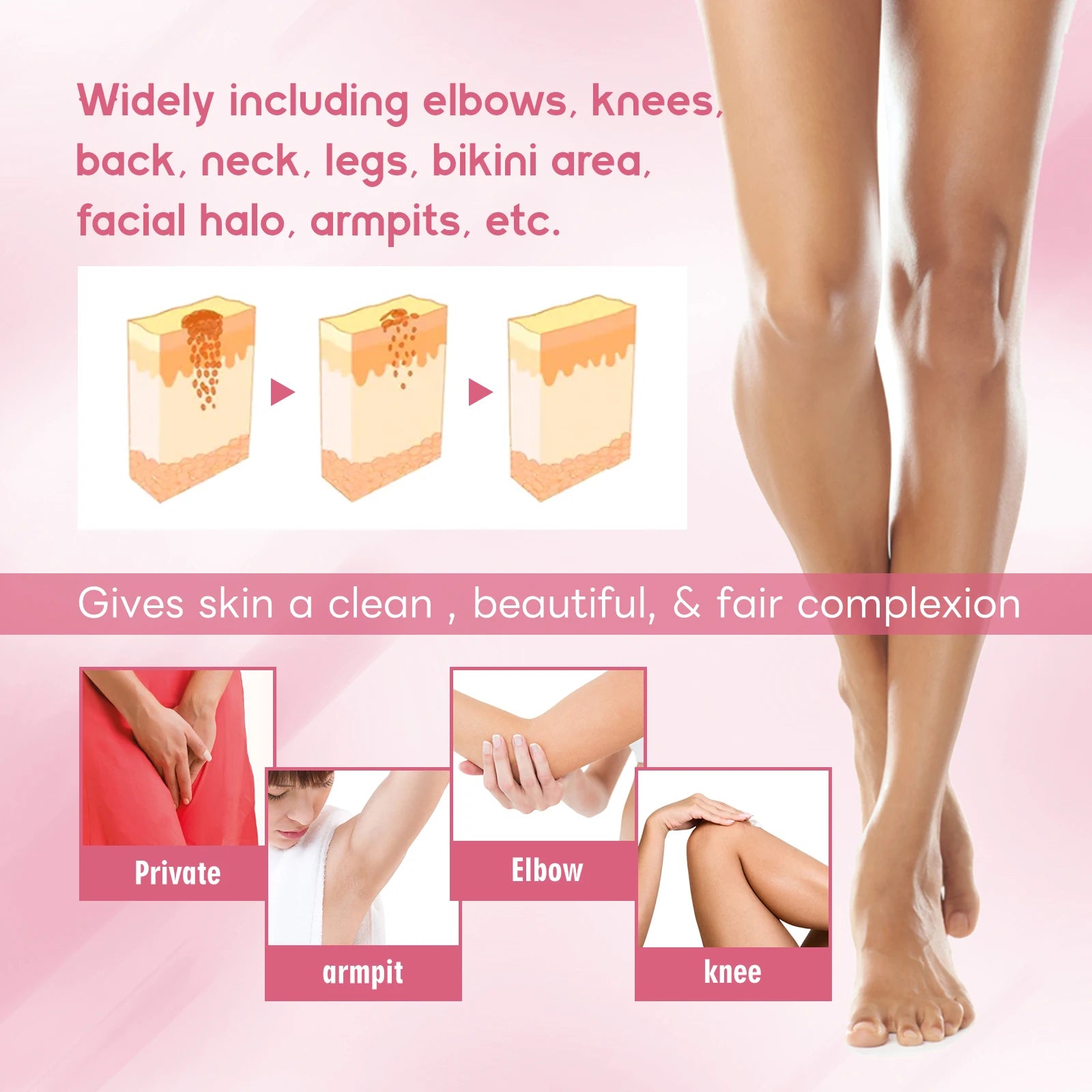 Ouhoe Dark Spot Brightening Body Cream 100g Visibly Revive Dull Skin Underarms Knees Elbows Hydrating Smoothing Gentle Formula Zpaxo