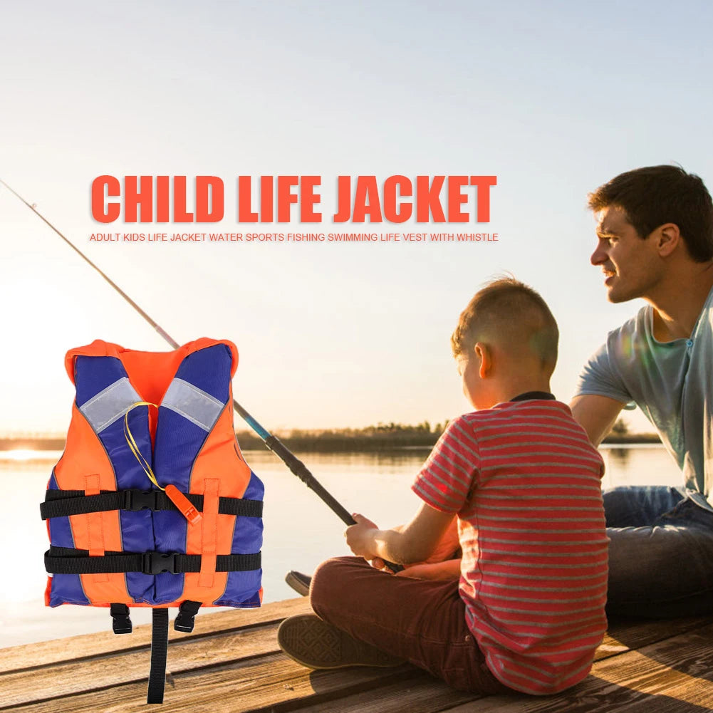 Kids Life Vest Water Sport Swim Swimsuit Children Swimming Aid