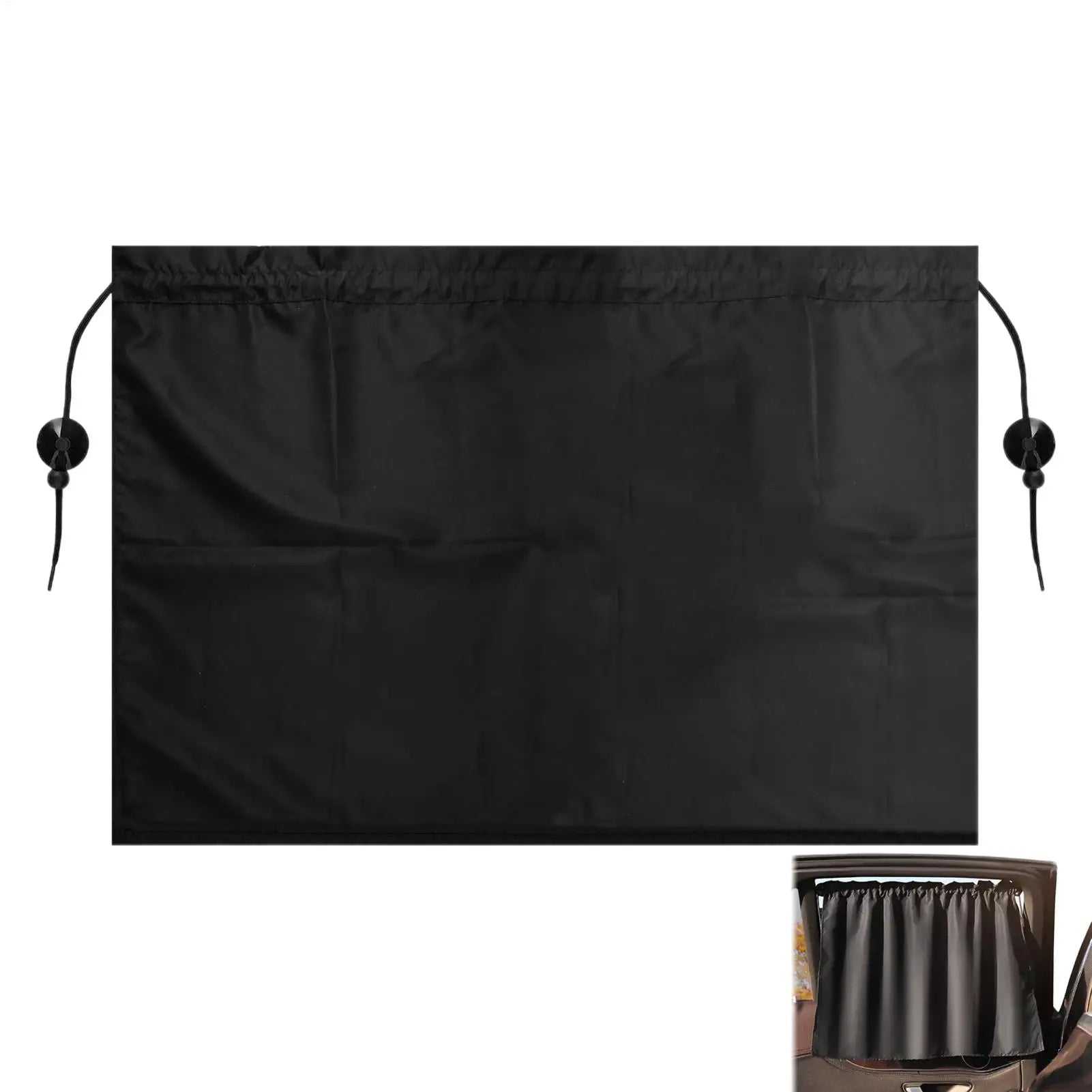 Car Privacy Curtain 1PC Suction cup blackout curtain Window Shade Privacy Travel Nap Night UV Reflection UV Block Sunshade Zpaxo