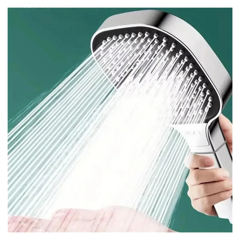 Shower Faucet Complete Shower Faucet High-pressure Showers Head with Adjustable High-Pressure Filter Portable One-Click Stop Zpaxo