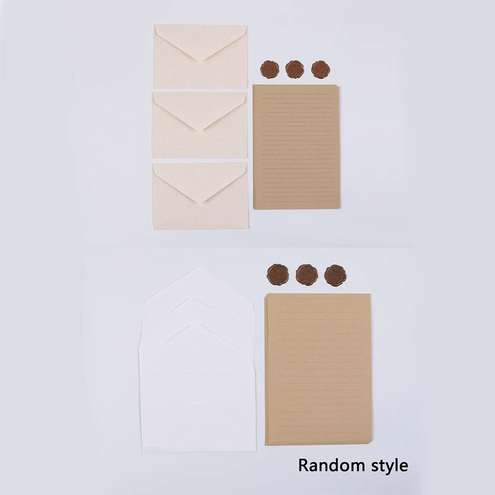 Stationery Set with Envelopes and Stationery Letter Writing Paper Wax Seal Stickers for Love Letter Wedding Party Invitations Zpaxo