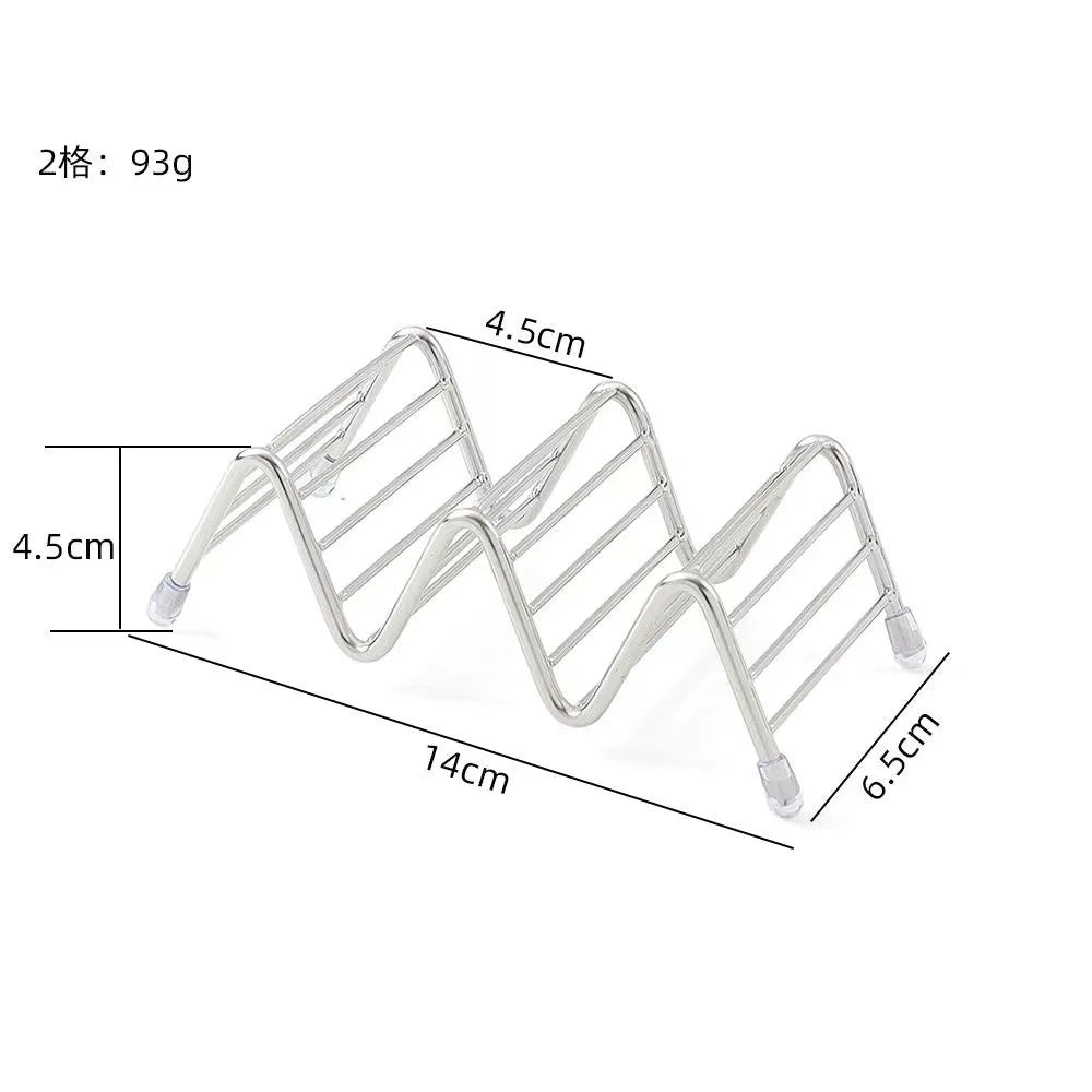 Stainless Steel Soap Rack Drainage Tray Multifunctional Bathroom