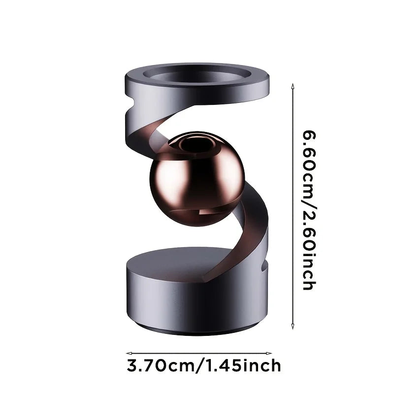 Elegant Floating Gyro Ornament Aluminum Alloy Non Finger Rotating