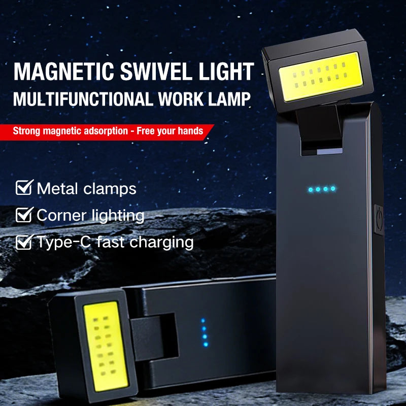 Mini Flashlight Car Explosion Portable Handheld Strong Magnetic
