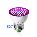 LED Grow Light Bulb E27 220V Full Spectrum 60/80LED Plant Lamp for Indoor Garden Seedling Greenhouse Hydroponics Grow Tent Zpaxo 220V E27 E27 60LED