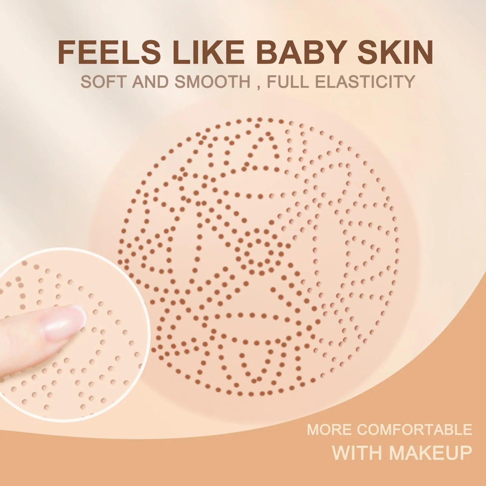 Mushroom Head Air Cushion Concealer – Full Coverage Makeup Air Cushion Concealer Zpaxo