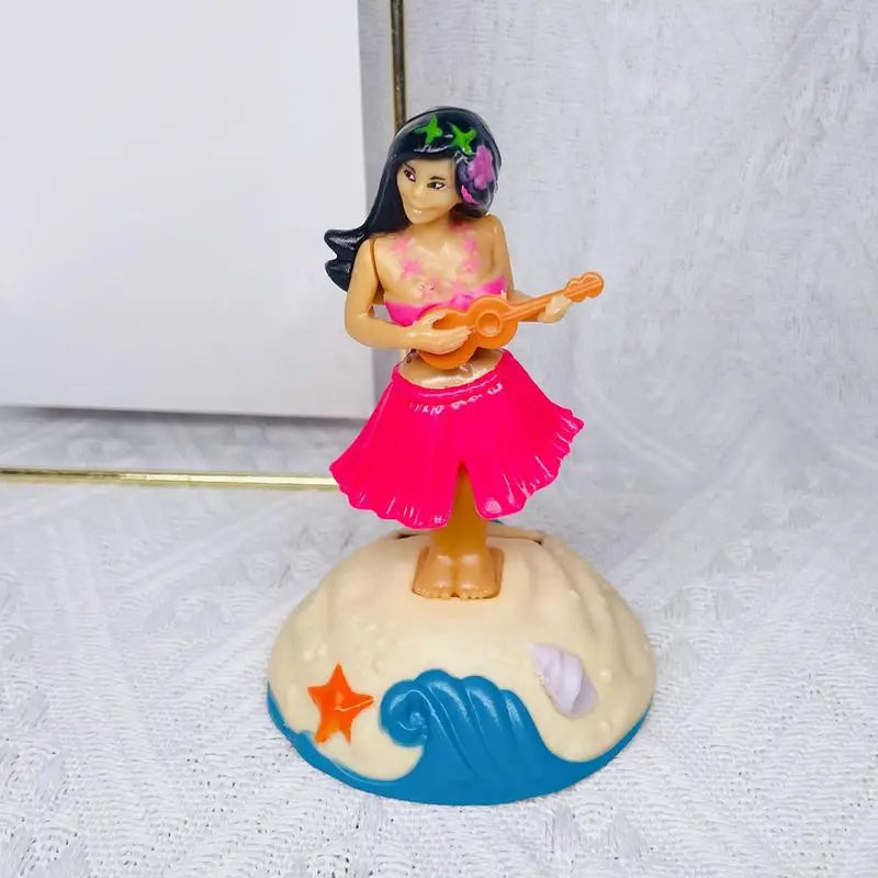 Solar Powered Dancing Figures Dashboard Bobble Head Swinging Figure