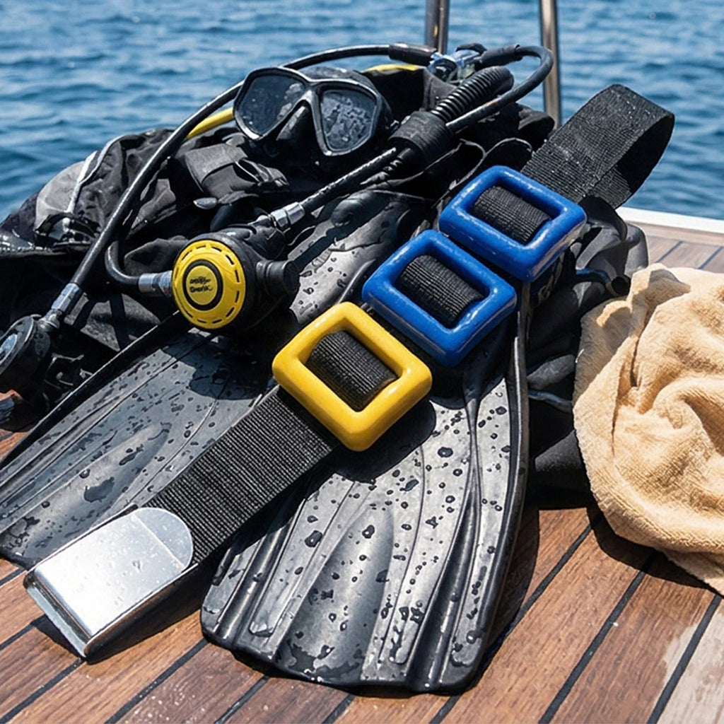 1 5M Stainless Steel Buckle Dive Waistband Wear Resist Quick Release Zpaxo