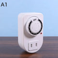 12/24 Hour Mechanical Cyclic Timer Switch – Universal Outlet Socket