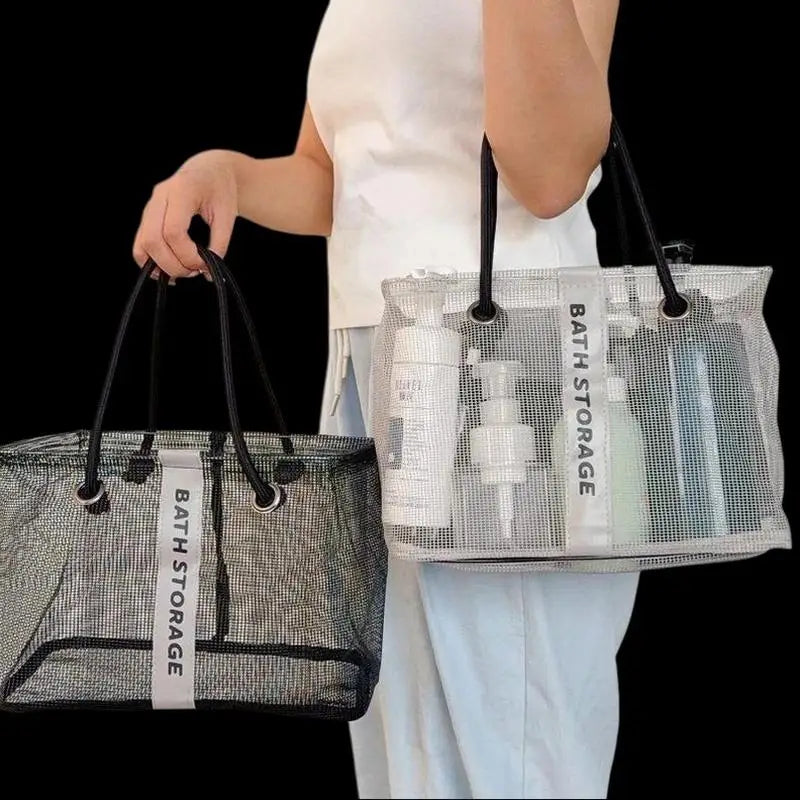 Portable Tote Shower Basket Waterproofbag Handle Large Capacity Zpaxo
