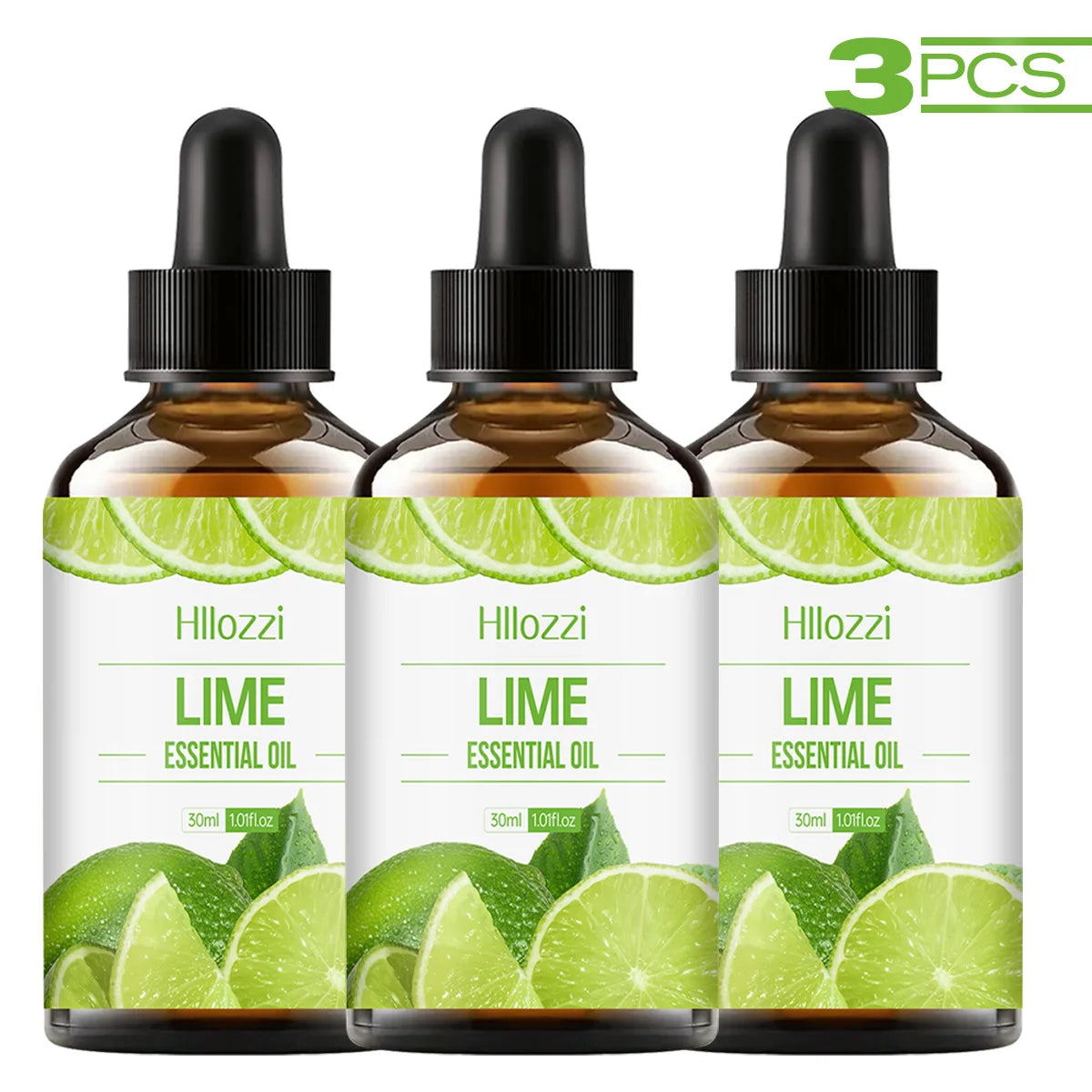 Lime Essential Oil Pure Plant Multifunctional Use Aromatherapy Zpaxo LIME 3PCS 30ml LEMON|30ml