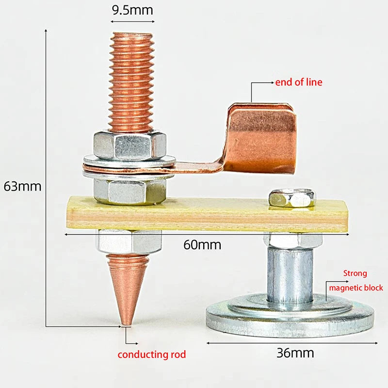 Magnetic Ground Welding Fixture Clamp Welder Strong Holder Sheet Zpaxo