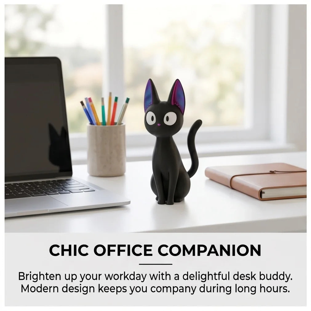 Cute Mila Cat Figurine 3D Printed Ornament Aesthetic Desk Decor