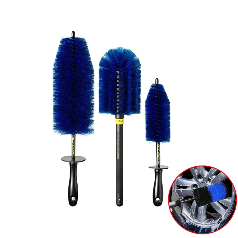 Car Detailing Brush Set – Non-Scratch Wheel Rim & Tire Cleaner